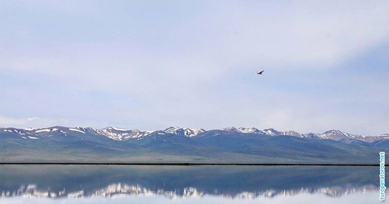 Озеро Чатыр-Куль в Кыргызстане