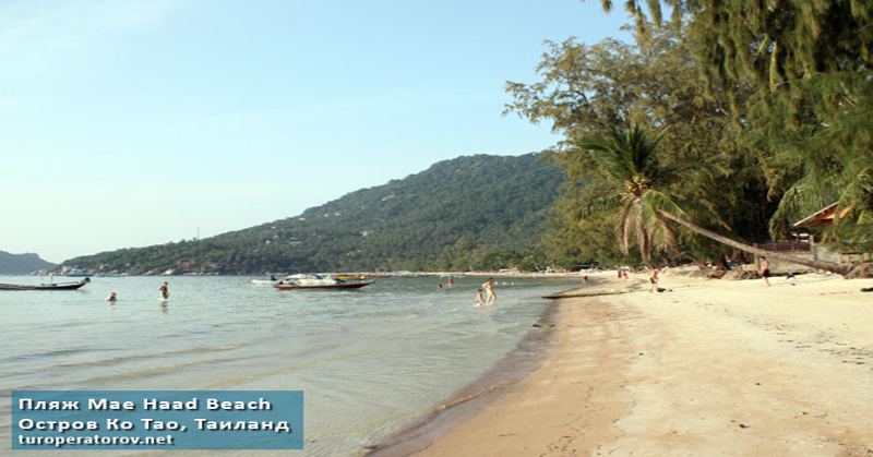 Пляж Mae Haad Beach на острове Ко Тао